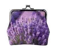 Purple Lavender Field Print Versatile Coin Purse Exquisite Mini Wallet Cute Change Pouch for Any Occasion
