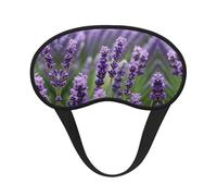Purple Lavender Floral Flowers Print Sleep Mask Soft Cover Eye No Pressure for Sleeping, Eye Masks for Side Sleepers