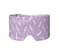 Purple Lavender, Full Eye Covers Light Blocking Eye Mask Sleep Eye and Ear Muffs