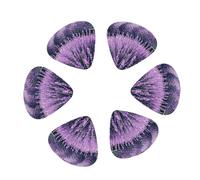 Purple Lavender Print Guitar and Ukulele Picks For Music Lovers 12 PCS Mixed Gauges(0.46/0.71/0.96mm)