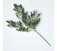 Purple Lavender Spray Single Stem 69 cm Homescapes Purple One Size