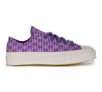 Converse Chuck 70s Low A05023C Unisex Trainer Purple Print Lace up UK 3 - 8