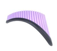 Purple Left Hand 22 Pipes Panflute Plastic G Key Panpipes With Bag