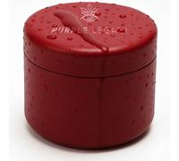 PURPLE LEGACY Slim Metal Storage Can 2.5” x 1.8” - Smell Proof Aluminum Container with Screw Lid - Waterproof, Durable & Airtight Pocket Tin - Slim Pouch Holder for Spices, Tea, Coffee, Travel