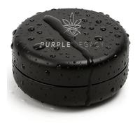 PURPLE LEGACY Ultra Light Stash Box Aluminium Tin I Waterproof I Airtight I Diameter 55 x 24 mm I UV Light Protected Box for Pills Herbs Spice