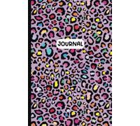 Purple Leopard Colorful Print Journal/Notebook - For Girls,Teens,Adults- Purple Leopard Colorful Print, College Ruled, 120 Pages, 6x9 inchs
