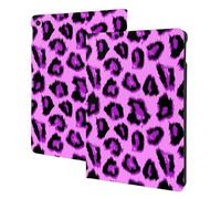Purple Leopard Print Compatible with ipad 9th/8th/7th Generation Case Cover, Tablet Cases Compatible with ipad Case 10.2 Inch, Auto Wake/Sleep, Folio Stand
