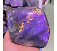 Purple Light Stone Natural Crystal Garden Ornaments Home Decoration