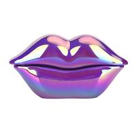 Purple Lips Telephone, Cute Purple Lip Shape Electroplate Telephon for Friends Lips Phone