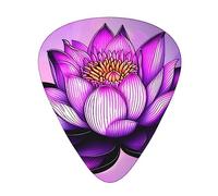 Purple lotus the 12-piece guitar picks include three picks: thin, medium and heavy. suitable for electric, acoustic and bass guitars of all strengths