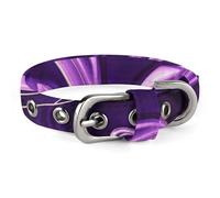 Purple Love Dog Collar Quick Release Buckle for Easy on Off. Cat Collar - Adjustable Comfortable.Oxford Cloth Pet Collar for Small Medium Dog and Cat.