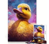 Purple Magic Duck Jigsaw Puzzles for Adults1000 Pieces Recall Upgrade Peaceful Time Tight Cut Santa Wish List (38x26cm)