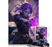 Purple Magic Wielder Jigsaw Puzzles 1000 Piece for Teenagers Reason Skill Toy Serene Time Exact Cut Amazing Present (50x75cm)