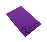 Purple Mailing Bags (200 Pack), 12 X 16 Inch, Polythene Postage Plastic Postal Mail Seal Special. Self Seal Postal Bags Large Size Mail Sacks for Packing Packaging Postage Envelopes Mailers