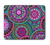 Purple Mandala Mosaic Pretty Mouse Mat Pad Computer PC Laptop Gaming Office Home Desk Accessory Gadget 2357