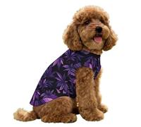 Purple Maple Leaf Weed Small Dog Shirts Pet T-Shirts Tank Top