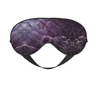 Purple Marble Print Eye Mask,Silk-Like Sleep Mask,Night Sleeping Mask for Men Women,for Sleep Relaxation