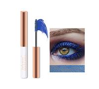 Purple mascara Eyes Makeup Color Mascara Waterproof Fast Dry Long Lasting, No Clumping, No Flaking Natural Extension Makeup Eye Lashes Party Stage Use (05# Blue)