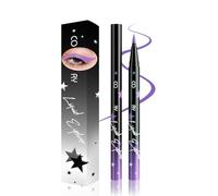 Purple Matte Eyeliner Pencil - Long-Lasting Waterproof & Smudge-Proof Formula with High, Ultra-Fine Tip for Precise Lines, Ideal for Natural Eye Makeup, Smooth & Quick-Dry Application (Purple)