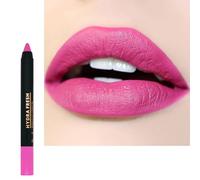 Purple Matte Lipstick, Lip Stick Liner 2 in 1, Rose Pink Lip Balm Multi-purpose, Waterproof Lip Balm High Pigmented Lipsticks, Non-stick Cup Lip Line Pencil Tinted, Non-fading Smooth Gift for Women
