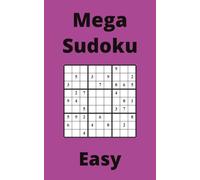 Purple Mega Sudoku Book, 9x9 Puzzles, 150 Pages, 5x8, Easy