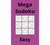 Purple Mega Sudoku Book, 9x9 Puzzles, 200 Pages, 5x8, Easy