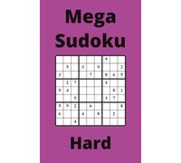 Purple Mega Sudoku Book, 9x9 Puzzles, 200 Pages, 5x8, Hard