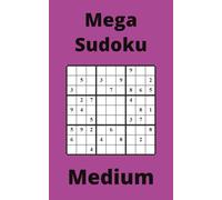 Purple Mega Sudoku Book, 9x9 Puzzles, 50 Pages, 5x8, Medium