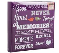 Purple Memo Slip In Photo Album 10 x 15 cm For 200 Photos - Memories - Arpan