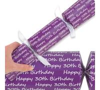 Purple Milestone Birthday | Cracker Making Kit | Makes 6 Large Crackers