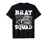 Purple Military Child BRAT Squad of Huey military Helicopter T-Shirt