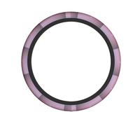 Purple Moon Printed Steering Wheel Cover Elastic Stretch Car Wheel Wrap Breathable Non-Slip Steering Wheel Protector for Car Truck SUV