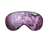 Purple Moon Sleep Mask for Women Men Side Sleeper Eye Cover with Adjustable Strap Soft Breathable Blackout Mask Slip-Free Deep Sleeping Travel Essentials