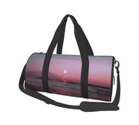 Purple Moon Travel Duffel Bag Sports Gym Bag, Lightweight Overnight Weekender Bag With Shoes Compartment Yoga Gym Sports Bag For Men Women