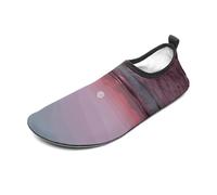 Purple Moon Water Shoes for Men Women, Lightweight Stretch Swim Shoes with Anti-Slip Rubber Sole, Quick-Dry Aqua Socks for Pool, Beach, Surfing, Style, 14 Women/14 Men
