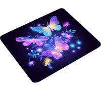 Purple Mouse Mat 10x8in Waterproof Decor Gaming Desk Accessories HXZH-1107