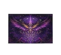 Purple Mysterious Bird Jigsaw Puzzles Challenging and Educational Masterpieces Puzzle 500 Piecing