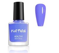 Purple Nail Polish, Lilac Blue Nail Varnish, Quick Dry Breathable Long Lasting, Matte Pastel Nail Polish, No UV Needed, Spring Summer Nail Art Manicure for Women