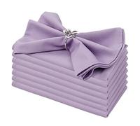 Purple Napkins Set of 6, 100% Cotton Washable Reusable For Weddings/Holidays, Everyday Dinner Table Use