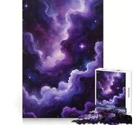 Purple Nebula - Sagittarius Zodiac Sign Jigsaw Puzzle for Adults 1000 Pieces Boost Recall Leisure Fun Accurate Edge Lovely Present (38x26cm)