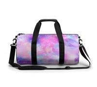 Purple Nebula Sport Duffel Bag Gym Bag Weekend Overnight Bag for Travel Camping Hiking Beach 45x23x23cm