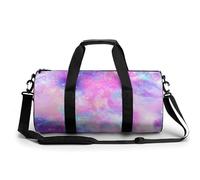 Purple Nebula Sport Duffel Bag Gym Bag Weekend Overnight Bag for Travel Camping Hiking Beach 45x23x23cm