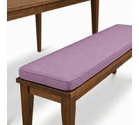Purple Non-Slip 5cm Thick Cushions for Shoe Rack - 110x35cm Bench Seat Pad, Indoor Use, Stylish Table Linen Cover for Home Decor