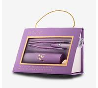 Purple Ombre PRO Illuminating Tweezers & Mirrored Carry Case with Diamond Dust Tips