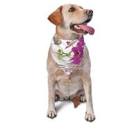 Purple OrchidDog Bandanas Cat Puppy Scarfs Washable Pet Handkerchief