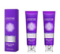 Purple Orthodontic Whitening Toothpaste, Suitable for Sensitive Teeth, Deep Stain Remover, Whitening Enhancer, Freshens Breath, Teeth Cleaner