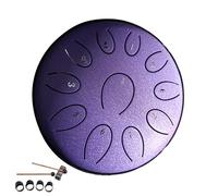 Purple Outdoor Steel Tongue Drum 11-tone 6-inch Rain Drum Drum Rain Chime Waterproof Garden Rain Drum Steel Tongue Drum Rain Music With Bag Mallets Chakras Drum For Rain