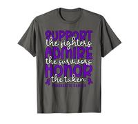 Purple Pancreatic Cancer Oncology Health Awareness T-Shirt