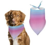 Purple Pastel Colors Dog Bandanas Cute Soft Cotton Puppy Scarves Washable Daily Summer Durable Triangle Reversible Bibs Suitable for Small Medium Large Dogs and Cats