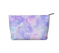 Purple Pastel Tie Dye, Cosmetic Bag Corduroy Makeup Bag Portable Travel Toiletry Bag